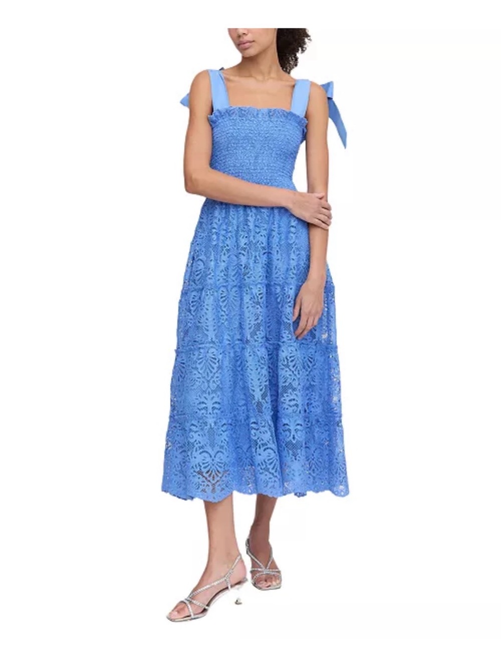 NWT Hill House Home Women's The Ribbon Ellie Nap Dress in Blue M